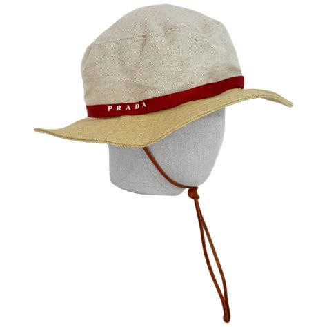 prada cream hat|prada cowboy hat.